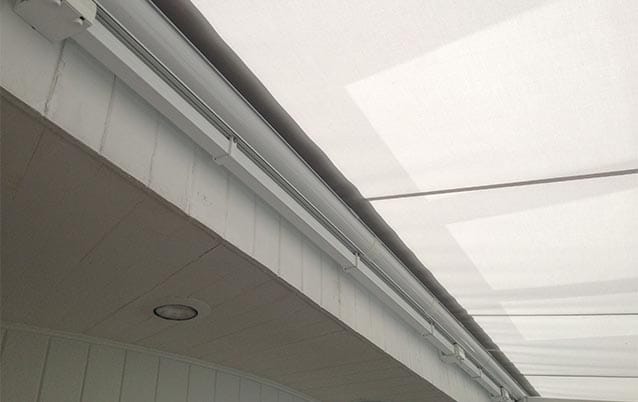 Aristocrat Estate Cassetted Awning — Breslow Design & Build