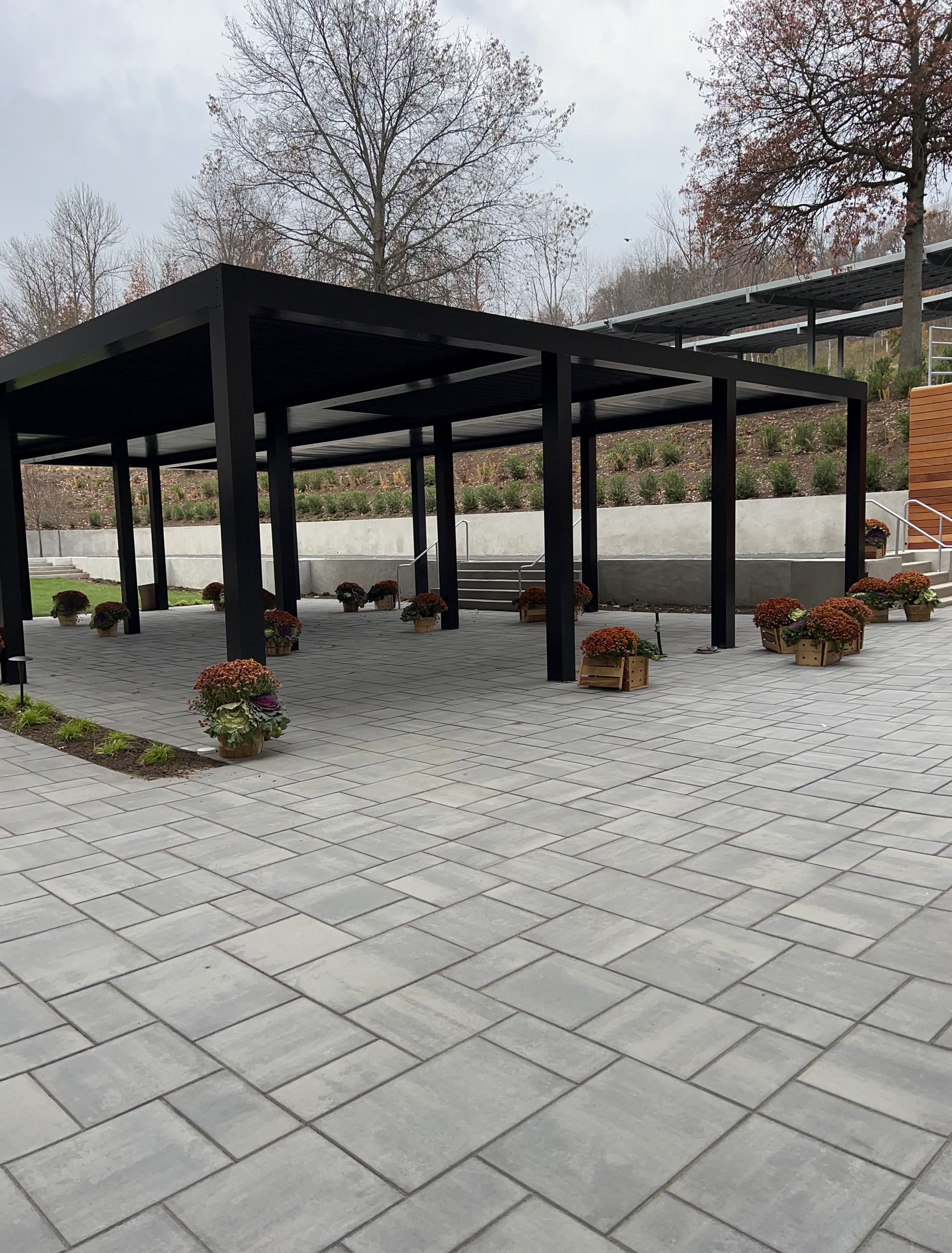 100 Connell Drive — Motorized Louvered Roof by Breslow, Berkeley Heights NJ