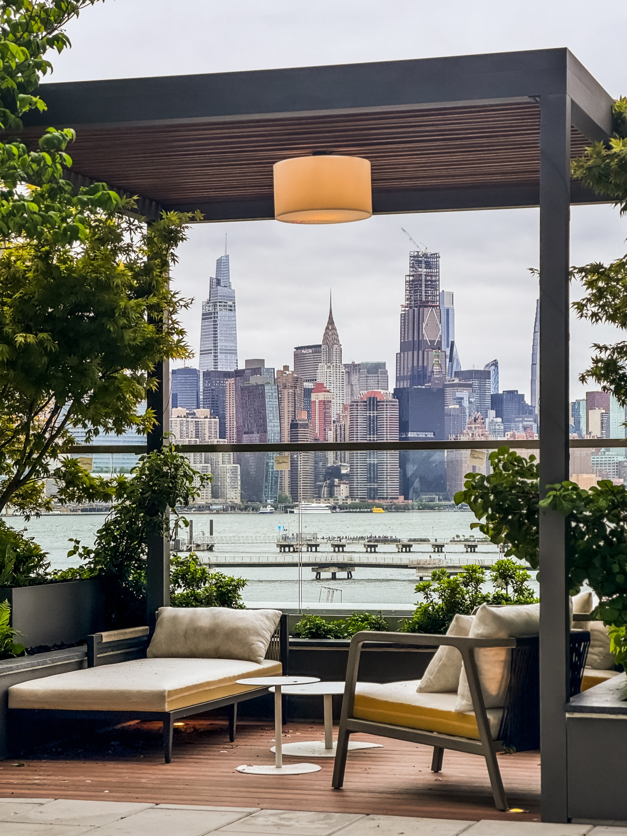 Urban Top Brooklyn rooftop lounge with Breslow louvered roof