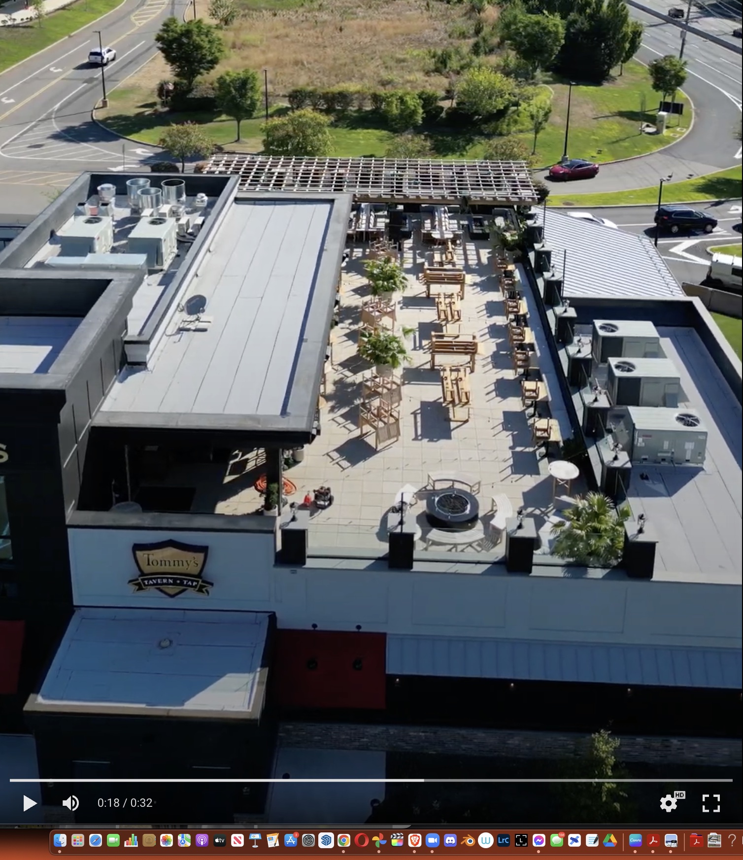 Tommy's Tavern + Tap Edison — outdoor dining structure by Breslow