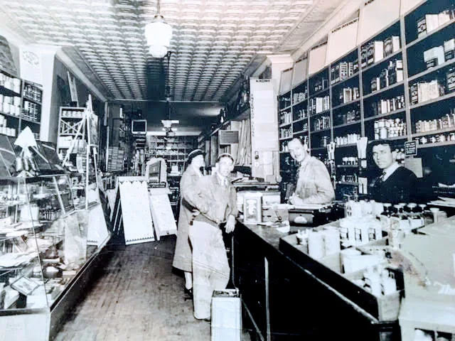 Inside the original Breslow store.