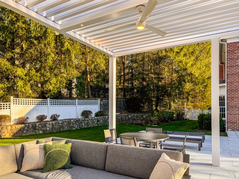 Classic pergola — Greenwich CT