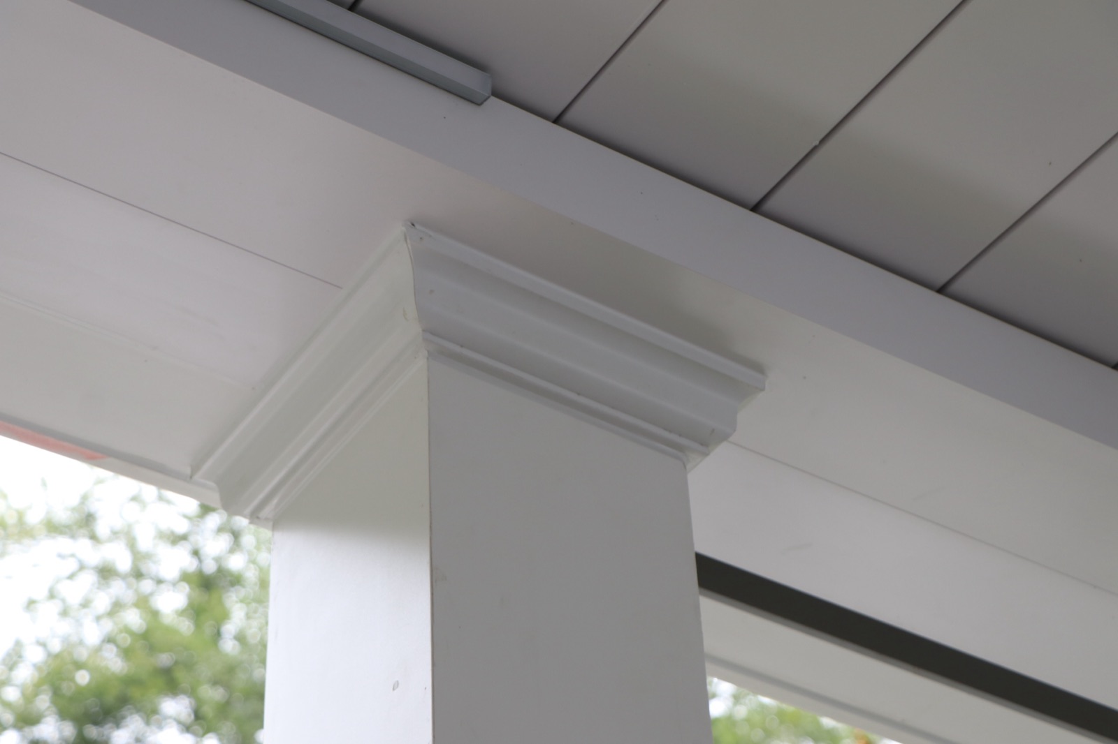 Darien, CT pergola — installed view