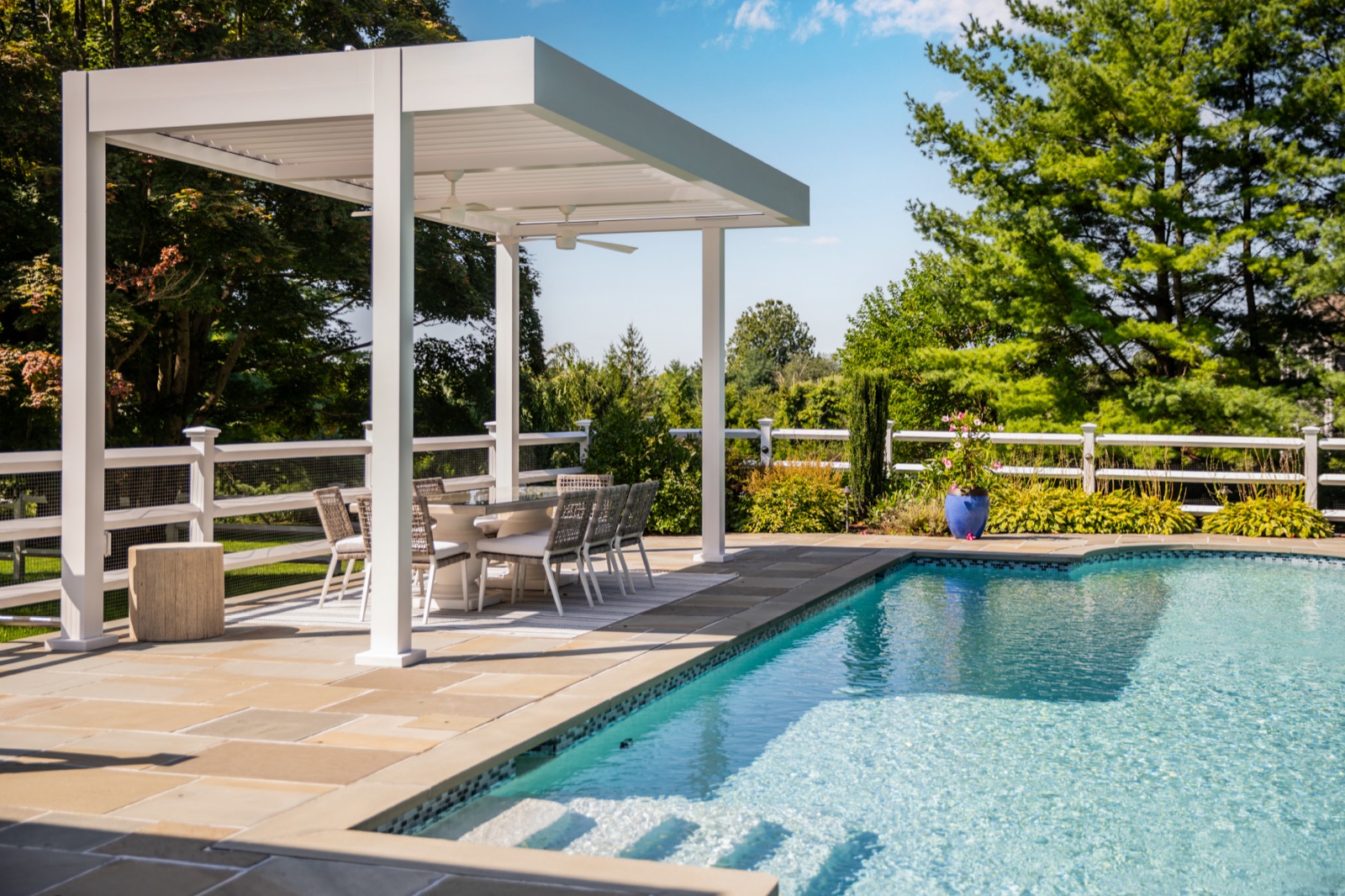 custom pergola installation pergola in Darien, CT