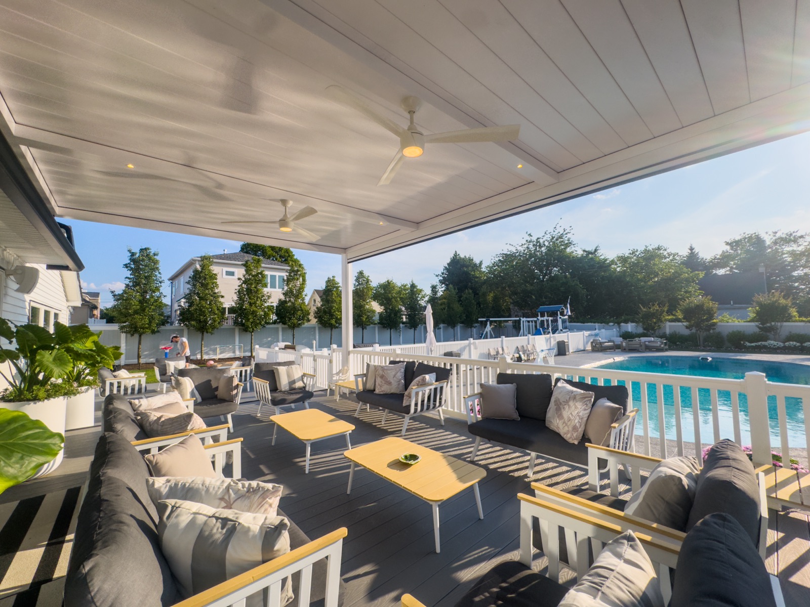 Long Branch, NJ pergola — outdoor living