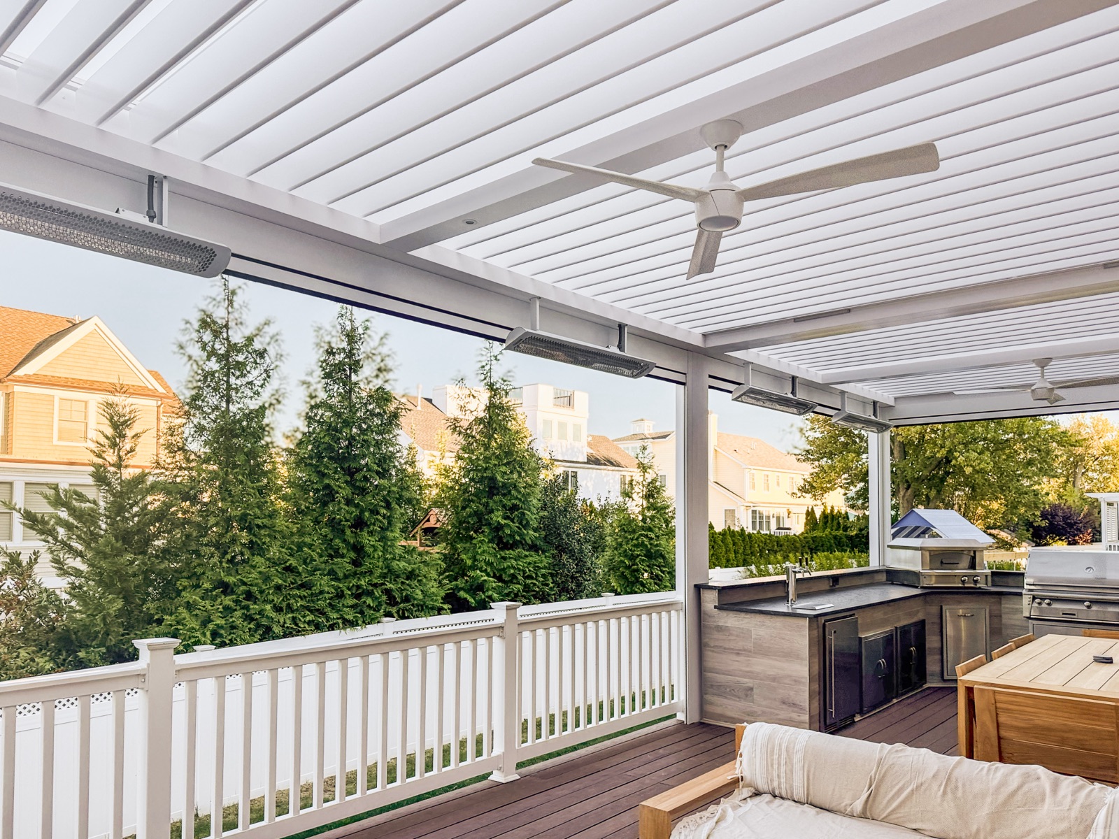 Monmouth Beach, NJ pergola — outdoor living