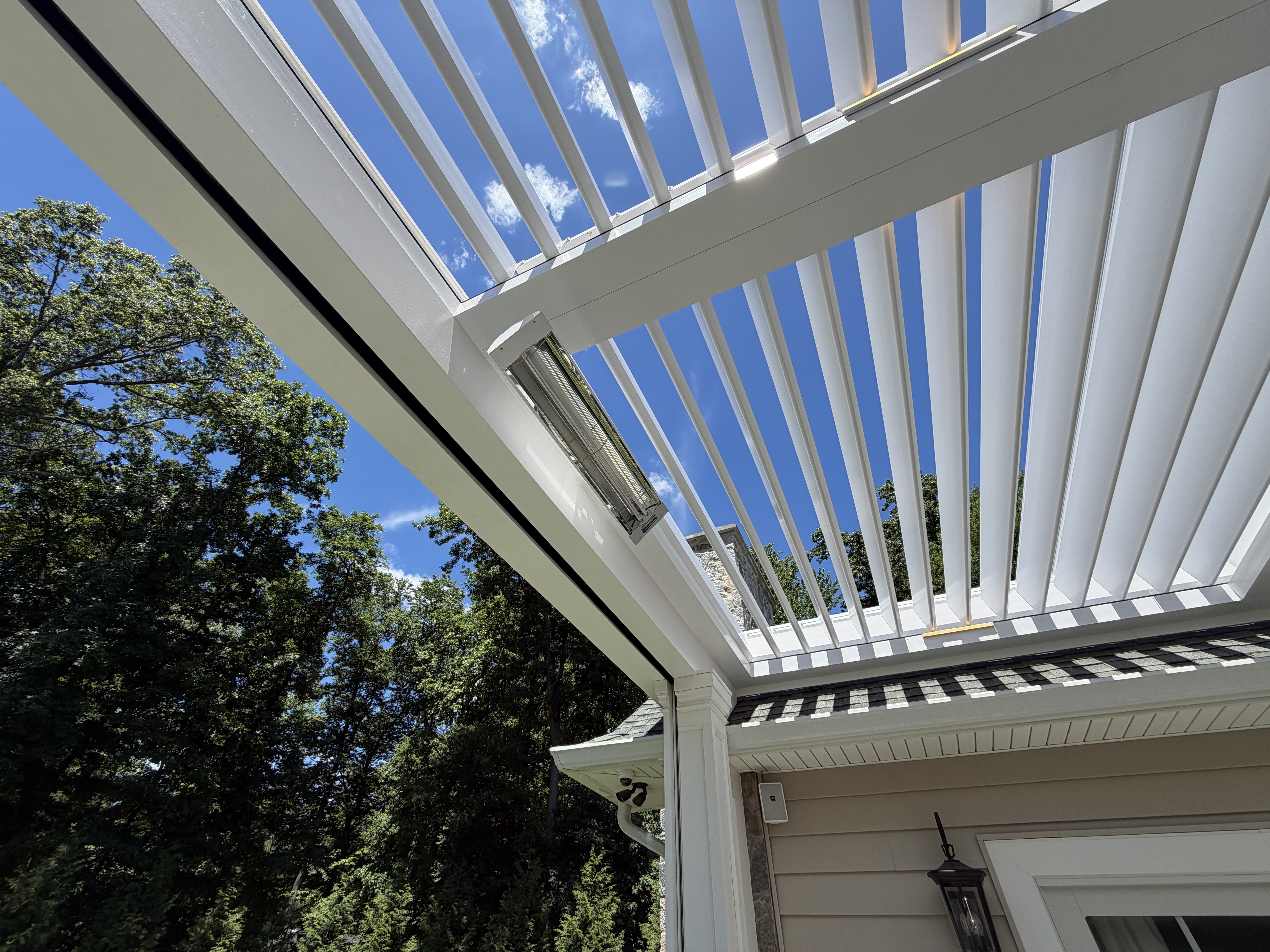 Modern Motorized Louvered Roof, Montvale NJ