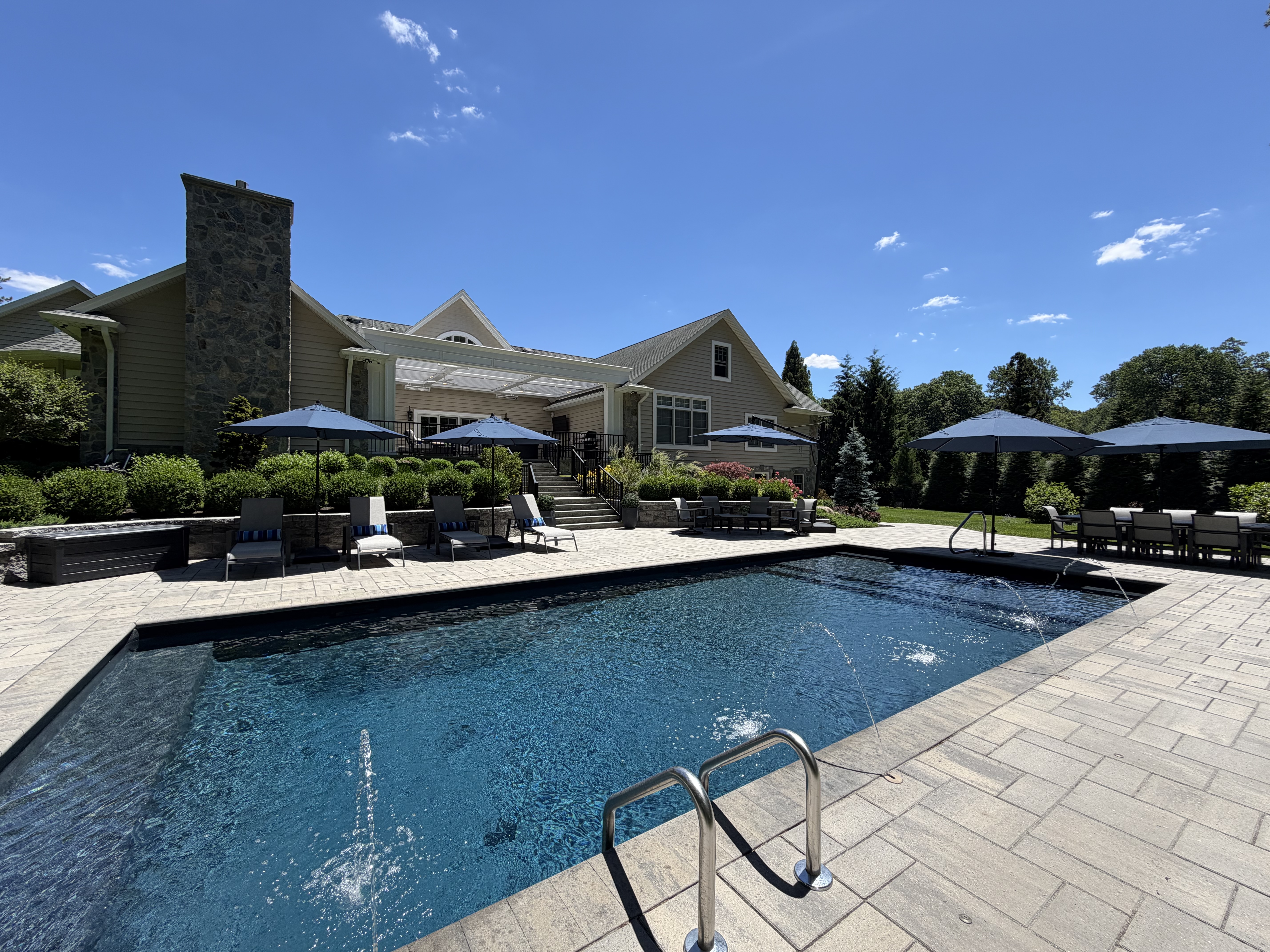 Modern Motorized Louvered Roof, Montvale NJ