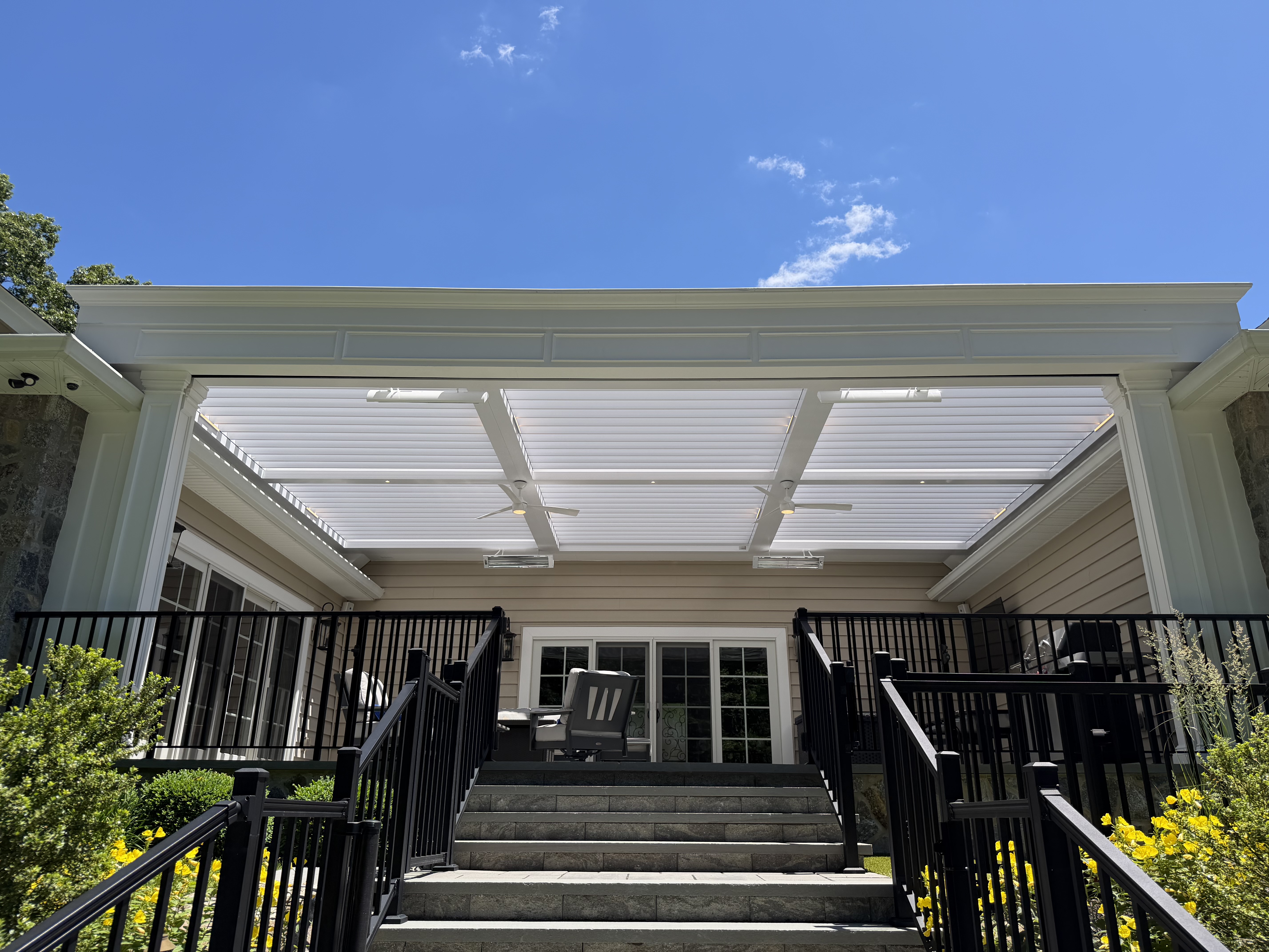 Modern Motorized Louvered Roof, Montvale NJ