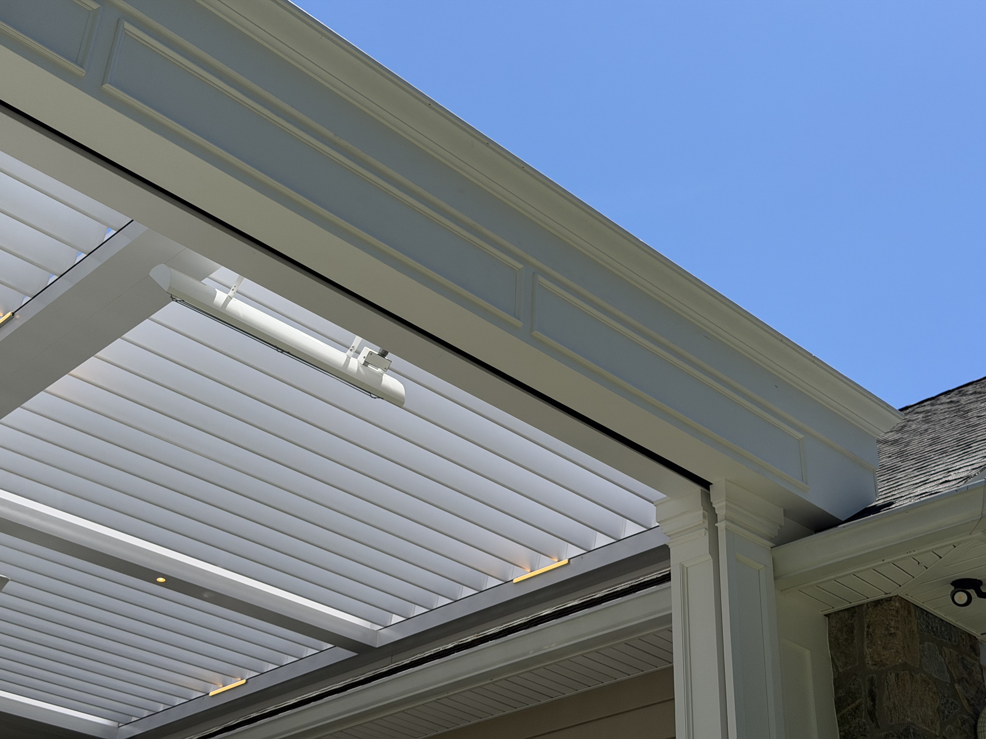 Modern Motorized Louvered Roof, Montvale NJ