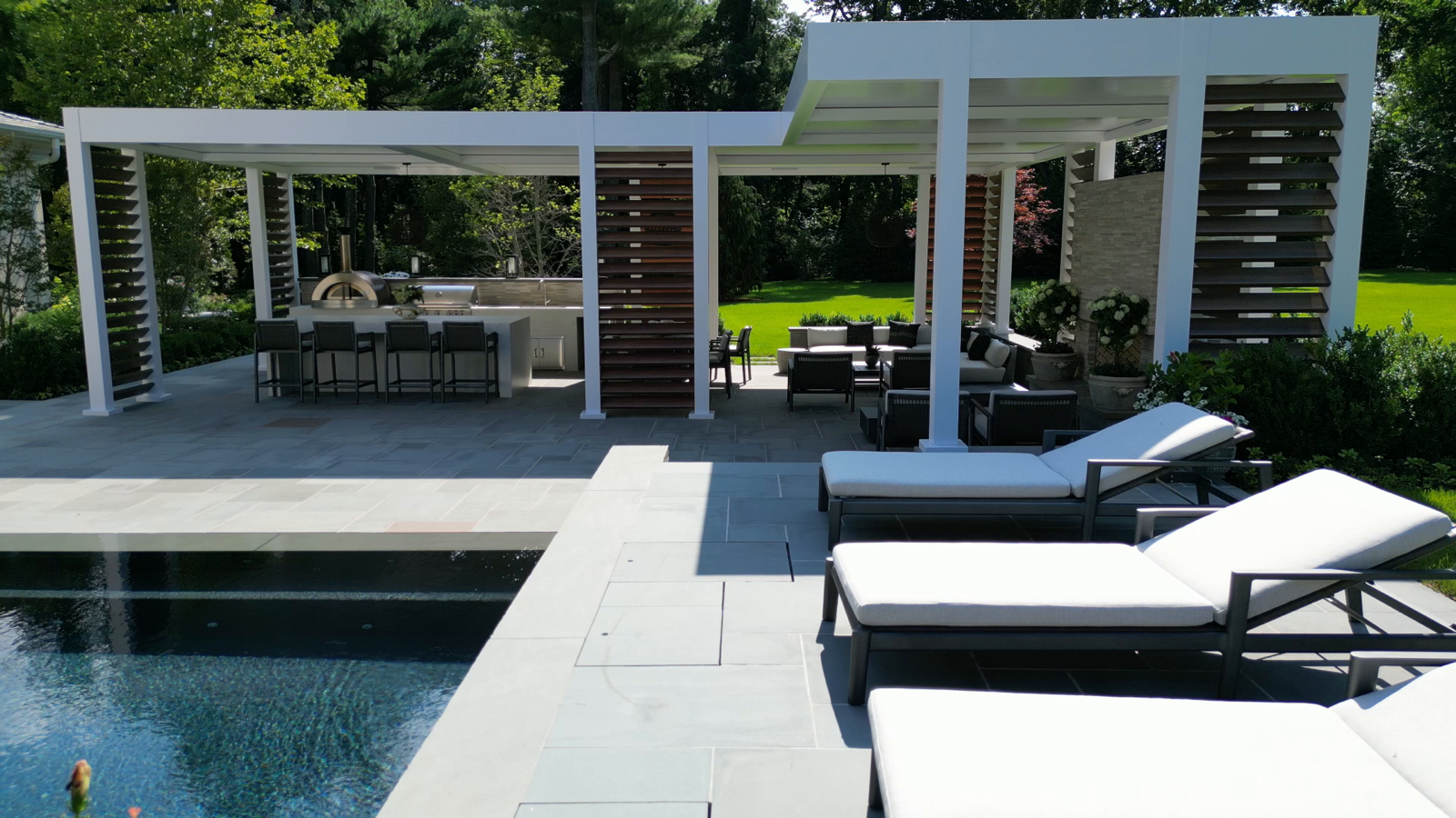 Morristown, NJ pergola — installed view