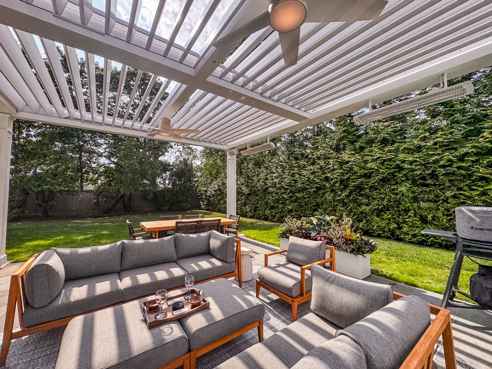 custom pergola installation pergola in New Canaan, CT